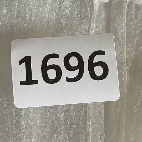 Zara White Sheer Rib Sleeveless Women’s Crewneck SZ L #1696 - Picture 11 of 11